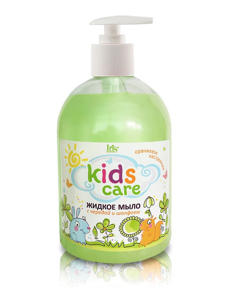 Жидкое мыло с чередой и шалфеем для детей Kids Care, 500мл