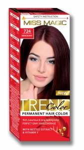 Краска для волос 724 Красное дерево (краск.40г,окисл.50г,перч.) 