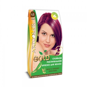 Раститительная краска для волос АртКолор Gold Вишня, 25гр