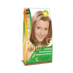 Раститительная краска для волос АртКолор Gold Молочный шоколад, 25гр