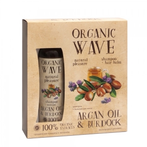 Подарочный набор Organic Wave "Argan oil & Burdock" масло арганы и репейник