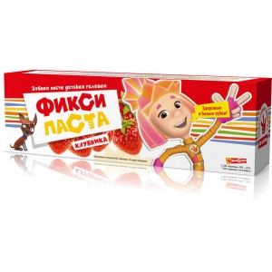 Зубная паста ФИКСИКИ "Клубника", 65г