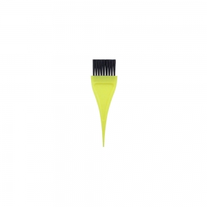 Кисть для окраски волос 32мм, желтая 304003