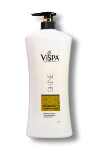 Шампунь для волос ViSPA 1000мл Питание и блеск, дозатор 