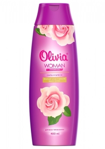 Шампунь для Волос "Olivia Woman" Сила и блеск, 400 мл.