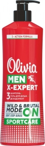 Шампунь для Волос ''OLIVIA'' м Wild & Brutal, 1000 мл.