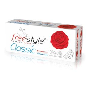 Прокладки гигиенические FreeStyle Classic SUPER PLUS dry (10шт)  