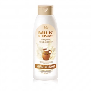 Milk Line Шампунь-кондиционер для волос Козье молоко питательный для всех типов волос, 500мл