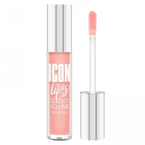 Блеск для губ  ICON lips, тон 502 Creamy Peach, с эффектом объема, 3,4гр