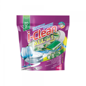 Таблетки для посудомоечных машин I-Clean Allin1 (20шт)