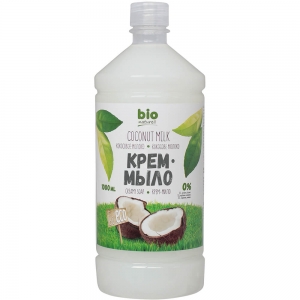 Жидкое крем-мыло Кокосовое молоко запасная упаковка, 1000мл