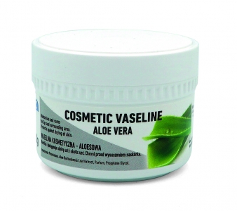 Косметический вазелин NEW ANNA COSMETICS для очень сухой кожи и губ Aloe Vera, 50гр 