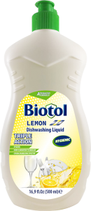 Средство для мытья посуды BIOTOL Лимон 500мл