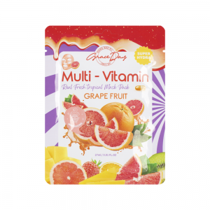 Тканевая маска для лица Grace Day Multi-Vitamin с экстрактом грейпфрута, 27мл 