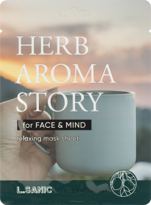 Маска для лица с экстрактом бергамота и эффектом ароматерапии L.Sanic Herb Aroma Story ,25мл
