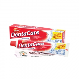Зубная паста DentaCare Отбеливающая, с кальцием, 125+20г