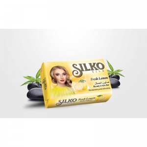 Туалетное мыло Silko Silk 140г Свежий лимон